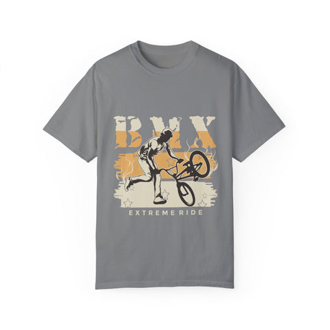BMX Extreme Ride Unisex Garment-Dyed T-Shirt | Perfect for Cyclists & Sports Enthusiasts