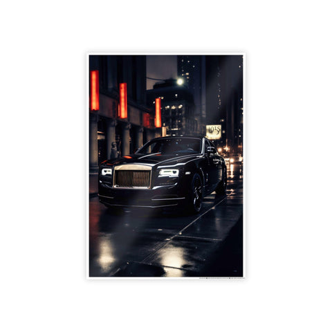 Luxury Car Gloss Poster - Elegant Urban Decor
