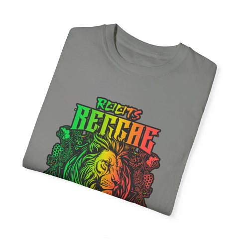 Unisex Garment-Dyed Reggae T-Shirt - Feel the Rhythm Graphic Tee for Music Lovers