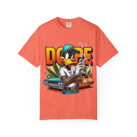 Dope Duck Graphic Unisex T-Shirt – Cool Casual Wear for Car Lovers & Street Style Enthusiasts