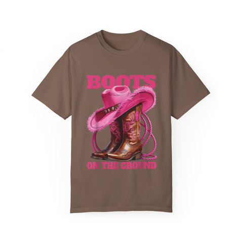 Bohemian Style Unisex T-Shirt - "Boots on the Ground"