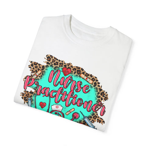 Norse Practitioner T-Shirt - Unisex Garment-Dyed Tee with Leopard Print Design