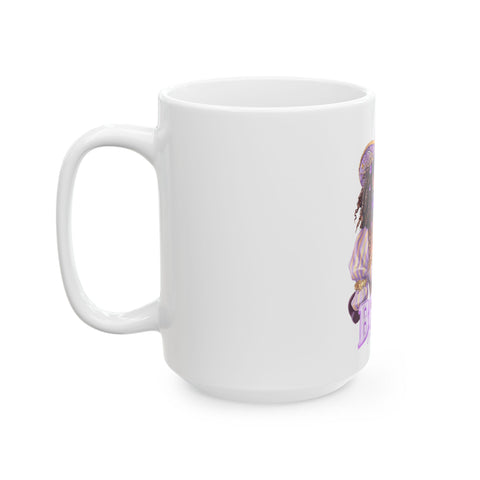 Vibrant Art Ceramic Mug - 11oz & 15oz, Perfect for Coffee Lovers and Gift Giving