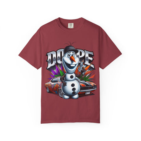 Dope Olaf Graphic T-Shirt for Disney Fans