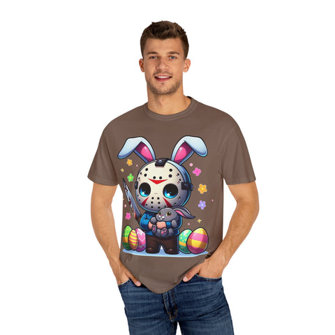 Cute Bunny Horror Unisex T-Shirt - Perfect for Easter Celebrations