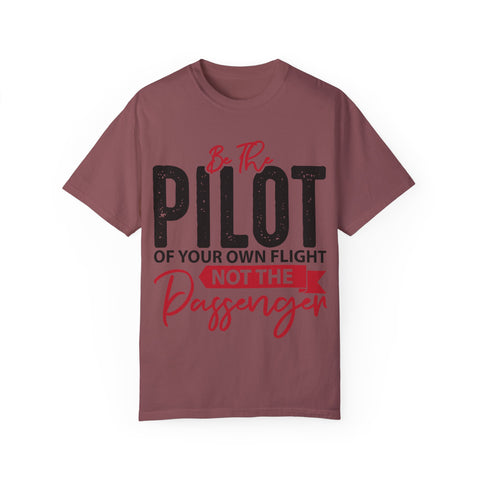 Inspirational Pilot T-Shirt for Dreamers | Unisex Garment-Dyed Tee