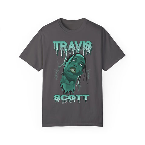 Unisex Travis Scott Dripping Graphic T-Shirt - Hip Hop Streetwear