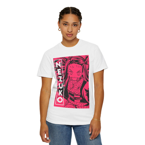 Nezuko Anime T-Shirt - Unisex Garment-Dyed Tee