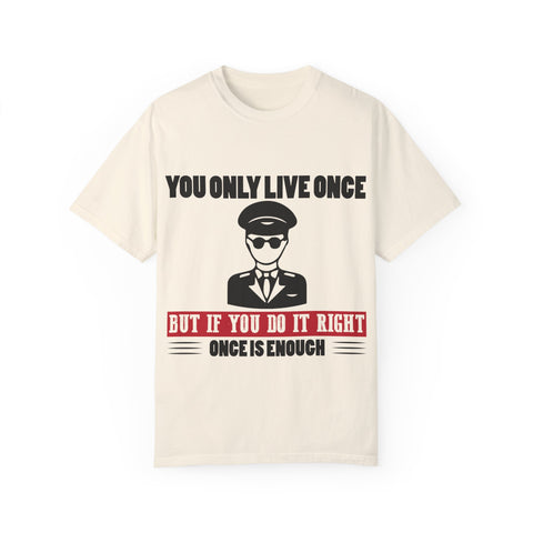 You Only Live Once Graphic Tee for Adventurers
