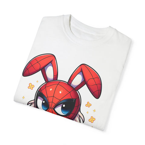 Easter Bunny Superhero T-Shirt - Unisex Garment-Dyed Tee