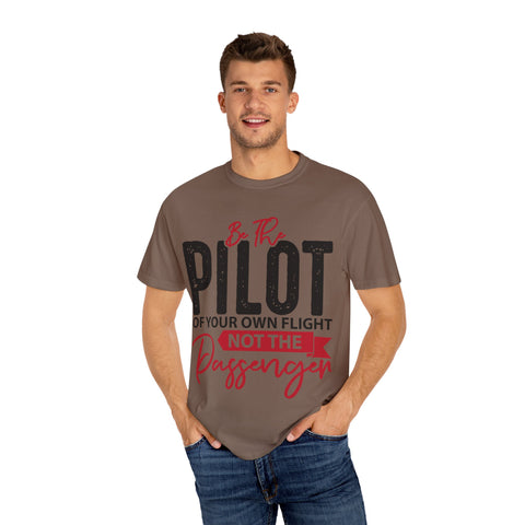 Inspirational Pilot T-Shirt for Dreamers | Unisex Garment-Dyed Tee