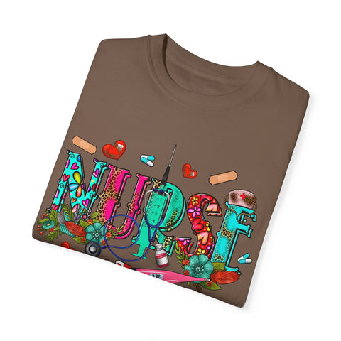 Colorful Nurse Graphic Unisex T-shirt - Perfect Gift for Healthcare Heroes