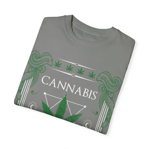 Cannabis 420 Unisex Garment-Dyed T-Shirt - Retro Style для Celebrations