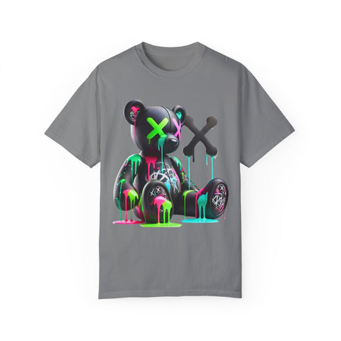 Graffiti Bear Unisex Garment-Dyed T-Shirt