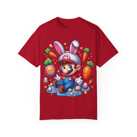 Cute Easter Character Unisex Garment-Dyed T-Shirt