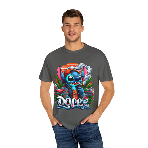 Dope Stitch Unisex Garment-Dyed T-Shirt | Vibrant Graphic Tee for Casual Style