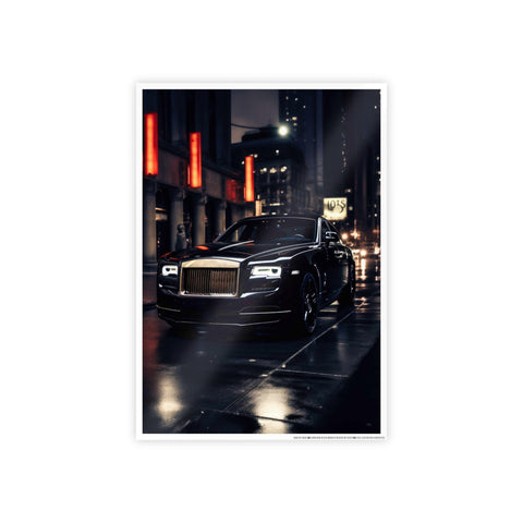 Luxury Car Gloss Poster - Elegant Urban Decor