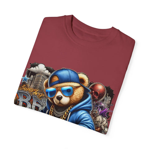 Street Art Bear Graphic T-Shirt - Cool Unisex Tee for Trendsetters