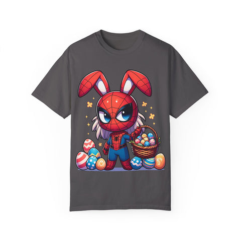 Easter Bunny Superhero T-Shirt - Unisex Garment-Dyed Tee