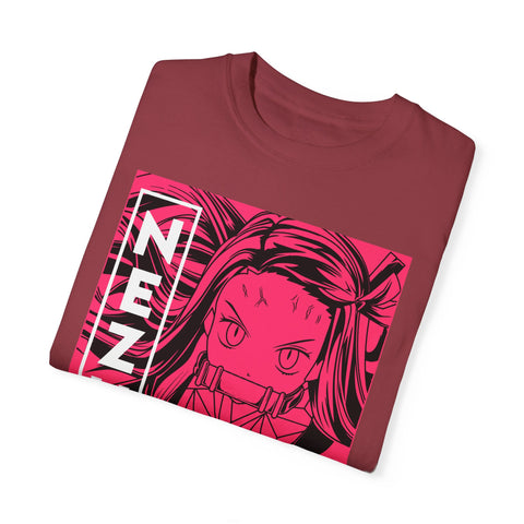 Nezuko Anime T-Shirt - Unisex Garment-Dyed Tee