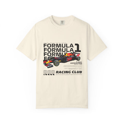 Racing Club Unisex Garment-Dyed T-Shirt - Formula 1 Graphic Tee