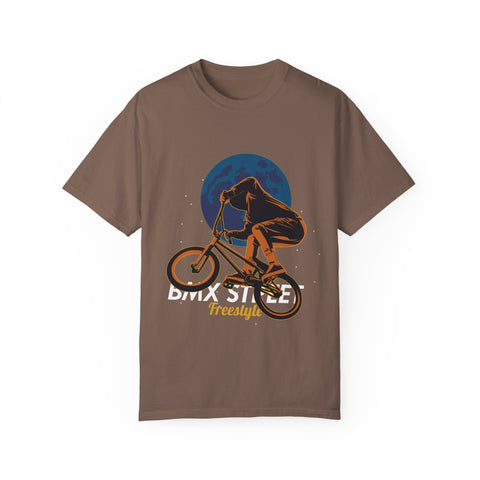 BMX Style Freestyle Unisex Garment-Dyed T-Shirt