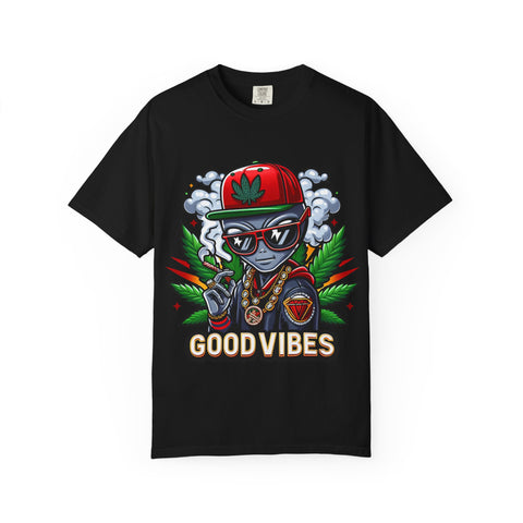 Good Vibes Unisex T-Shirt - Stylish Garment-Dyed Tee for Chill Moments