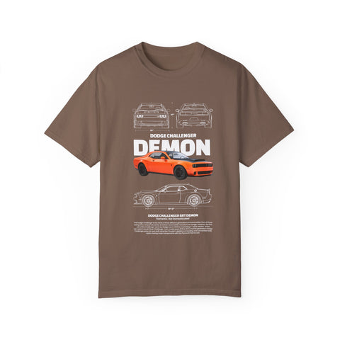 Dodge Challenger Demon T-Shirt - Unisex Vintage Car Tee