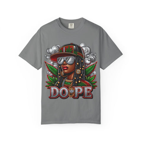 Dope Graphic Unisex Garment-Dyed T-Shirt – Stylish Cannabis-Inspired Tee for Everyday Wear