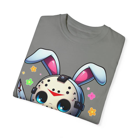 Cute Bunny Horror Unisex T-Shirt - Perfect for Easter Celebrations