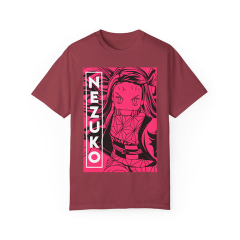 Nezuko Anime T-Shirt - Unisex Garment-Dyed Tee