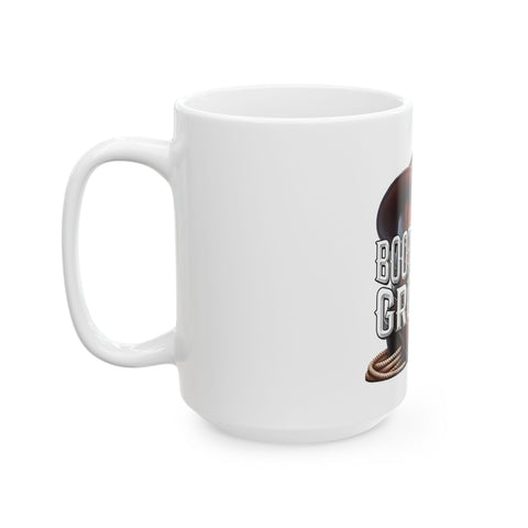 Vintage Cowboy Ceramic Mug - 11oz & 15oz