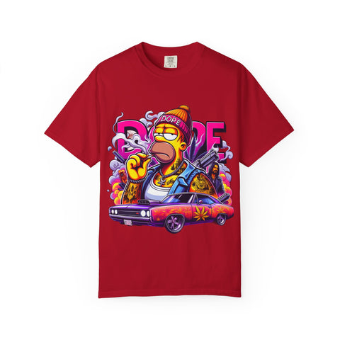 Dope Vibes Unisex Garment-Dyed T-Shirt - Streetwear Style