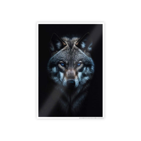 Majestic Wolf Gloss Poster | Stunning Wall Art for Nature Lovers