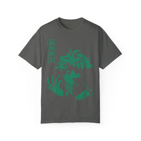 Anime-Inspired Unisex T-Shirt - Hand-Drawn Green Character Design