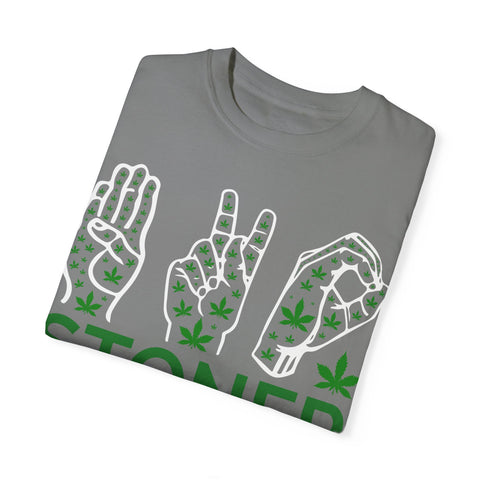 Unisex Stoner T-Shirt - Stylish Garment-Dyed Tee for Chill Vibes