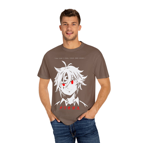 Anime-Inspired Unisex T-Shirt – 'You Can't Fool Your Own Heart' Design