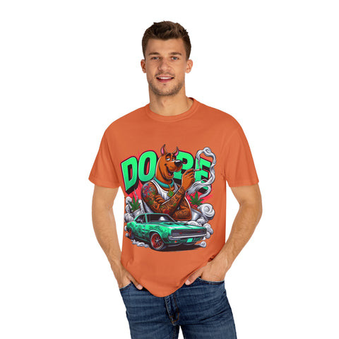 Dope Scooby-Doo Unisex T-Shirt - Vintage Car Design