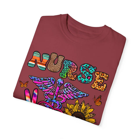 Colorful Nurse Graphic T-Shirt – Perfect for Healthcare Heroes