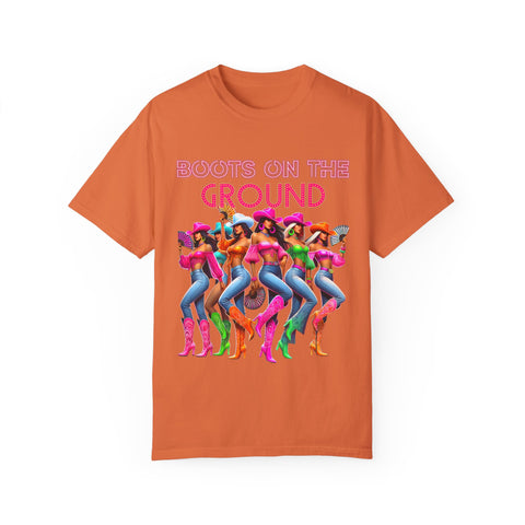 Boots on the Ground Unisex T-Shirt - Fun & Vibrant Graphic Tee for Fashion Lovers