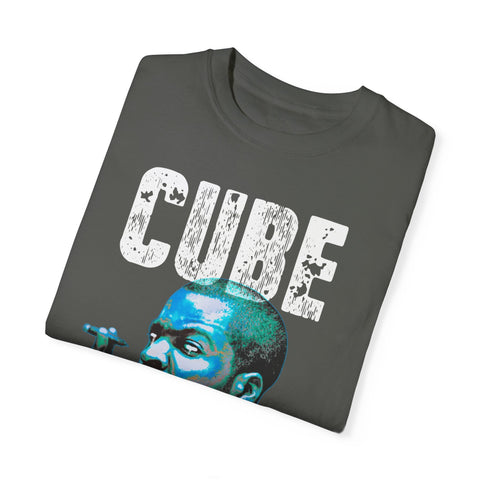 Vintage Cube Unisex Garment-Dyed T-Shirt | Retro Hip Hop Tee