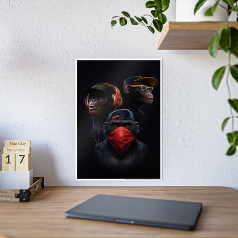 Urban Jungle Gloss Posters – Modern Artwork for Trendy Spaces