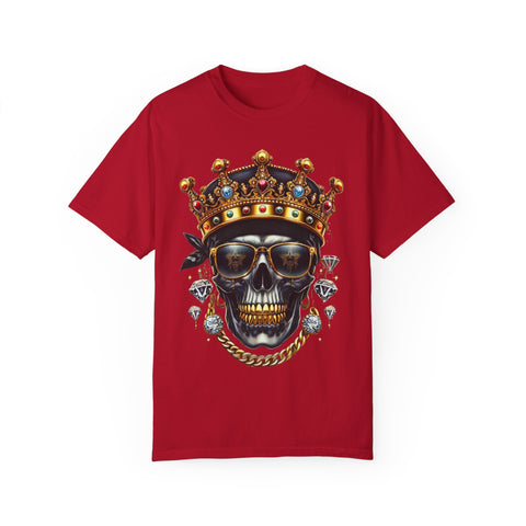 King Skull Graphic Unisex T-Shirt - Trendy Streetwear for Cool Casual Vibes