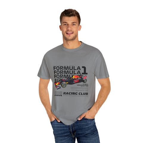 Racing Club Unisex Garment-Dyed T-Shirt - Formula 1 Graphic Tee