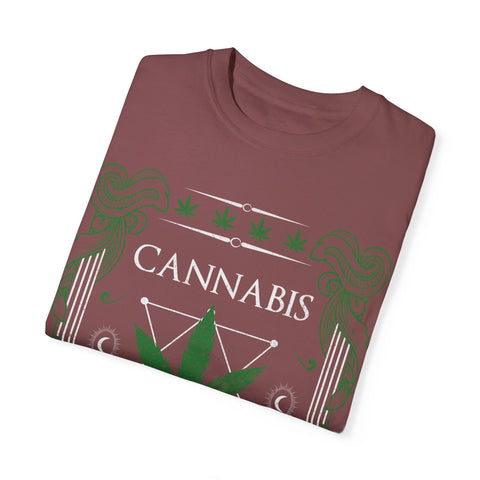 Cannabis 420 Unisex Garment-Dyed T-Shirt - Retro Style для Celebrations