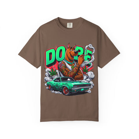 Dope Scooby-Doo Unisex T-Shirt - Vintage Car Design