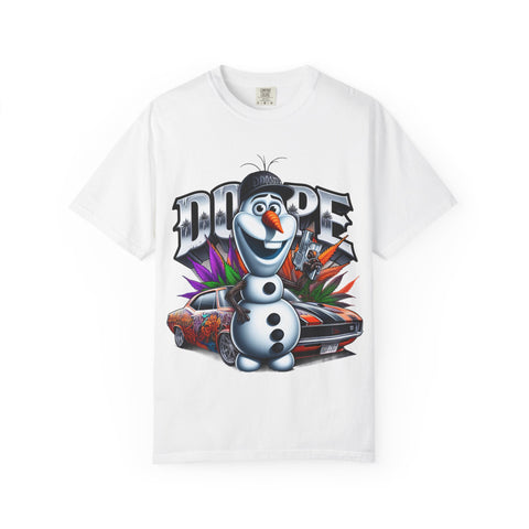 Dope Olaf Graphic T-Shirt for Disney Fans