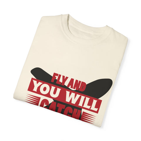 Catch the Swallow T-Shirt - Unisex Garment-Dyed Tee for Adventurers