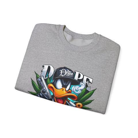 Cool Duck Graphic Crewneck Sweatshirt - Unisex Heavy Blend™ - DOPE Design