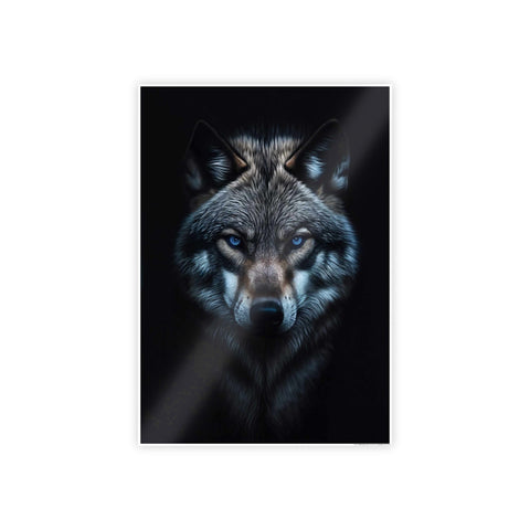 Majestic Wolf Gloss Poster | Stunning Wall Art for Nature Lovers